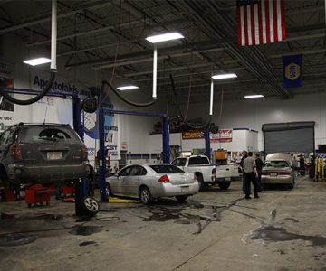 Image of automotive lab at NCST