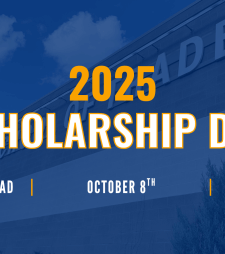 graphic with title for 2025 Scholarship Day